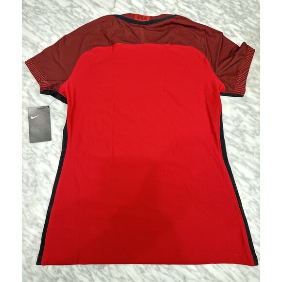 Nike USA USWNT Vaporknit Soccer Red Jersey 832963-687 Women's Medium Authentic - Picture 3 of 10